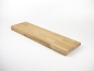 Preview: Windowsill Oak Select Natur A/B 26 mm, finger joint lamella, untreated, with overhang